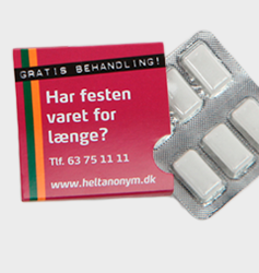 Tyggegummi med logo