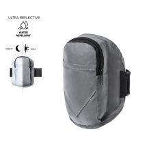 Vannavvisende armbåndsveske i polyester og refleks