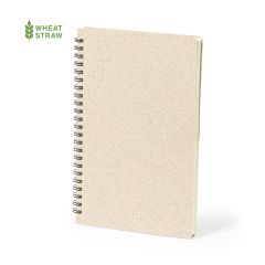 Lille notesbog af hvedehalm og spiralryg