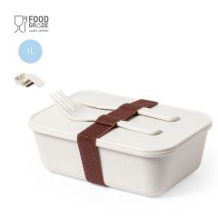 Matboks med bestikk og strikkbånd 1 liter
