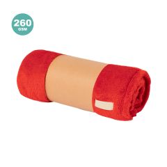 Fleecepledd med logo 130x160cm