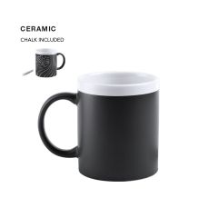 Krus med kridttavle inkl. kridt m/u logo tryk