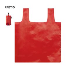 Foldbar pose med krog i genanvendt polyester