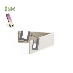 Sammenleggbar mobilholder av hvetestrå