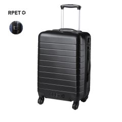 Rejsekuffert af genanvendt materiale med kombinationslås