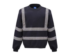 Refleks polyester genser til arbeid