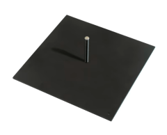 Metallfot 12,5 kg. - Firkantet base til strandflagg