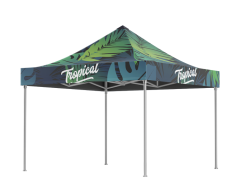 Pop-up reklametelt med trykk - Budsjett