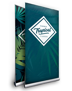 Rollup med trykk på begge sider