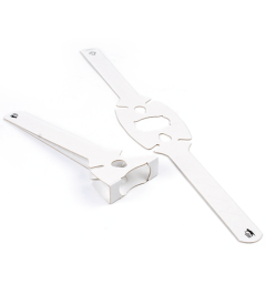 White cardboad balloon sticks - No plastic